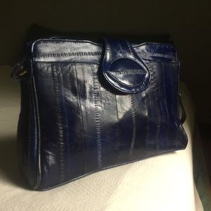 SOFT Korean Made Eel Skin Leather Handbag